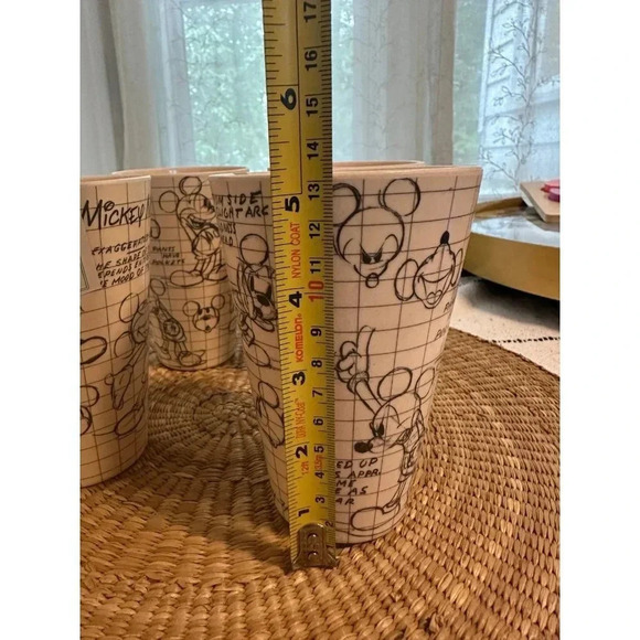Disney Mickey Mouse Sketch Two Bamboo Cups - Picture 4 of 10